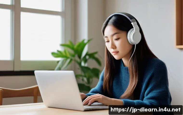 디지털 교육의 경험 분석 - **Prompt 1: Focused Digital Learner in a Cozy Setting**
    "A young Japanese woman in her late twen...