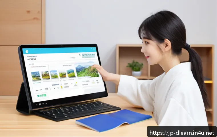 디지털 학습 리소스 - A clean, modern online learning platform interface designed for Japanese users, featuring a simple a...